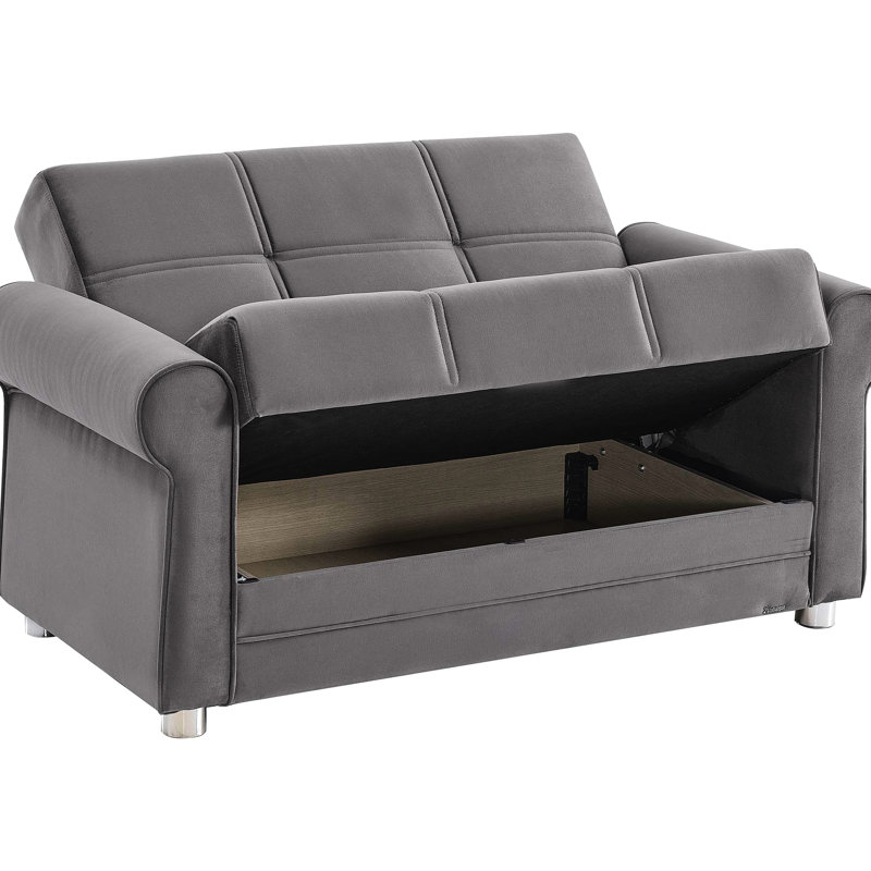 Rangement en gris - Revêtement en microfibre, choix pratique, fonctionnel et confortable