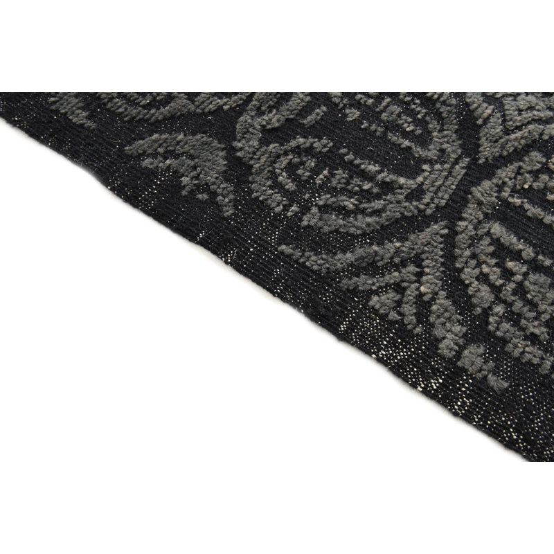 Tapis noir 9 x 12 Philip