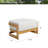 Sereno Patio Aluminum Ottoman With Cushions-266251697