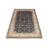 1x3 Blue and Ivory Turkish Silk Rug