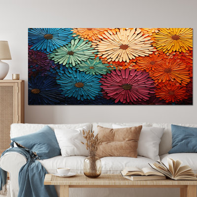 Mid Century Sunburst Serenade III - Abstract Midcentury Wall Art