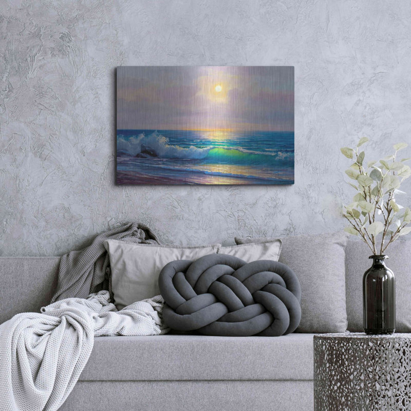 «Bali Sunset» par Epic Portfolio, art mural en métal, H 24 po x l 36 po