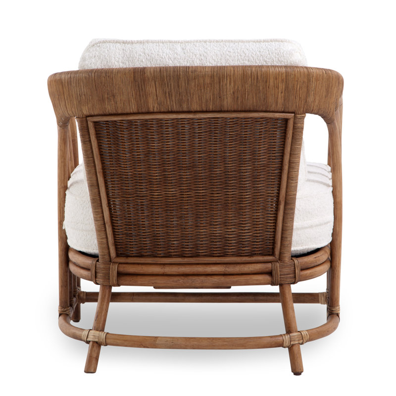 Redondo Accent Chair, Honey, Beige Contemporary Print; 0557-83