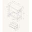 Bedroom Nightstand, Nightstand, Accent Table, Narrow Side Table With Storage Drawer-123627853