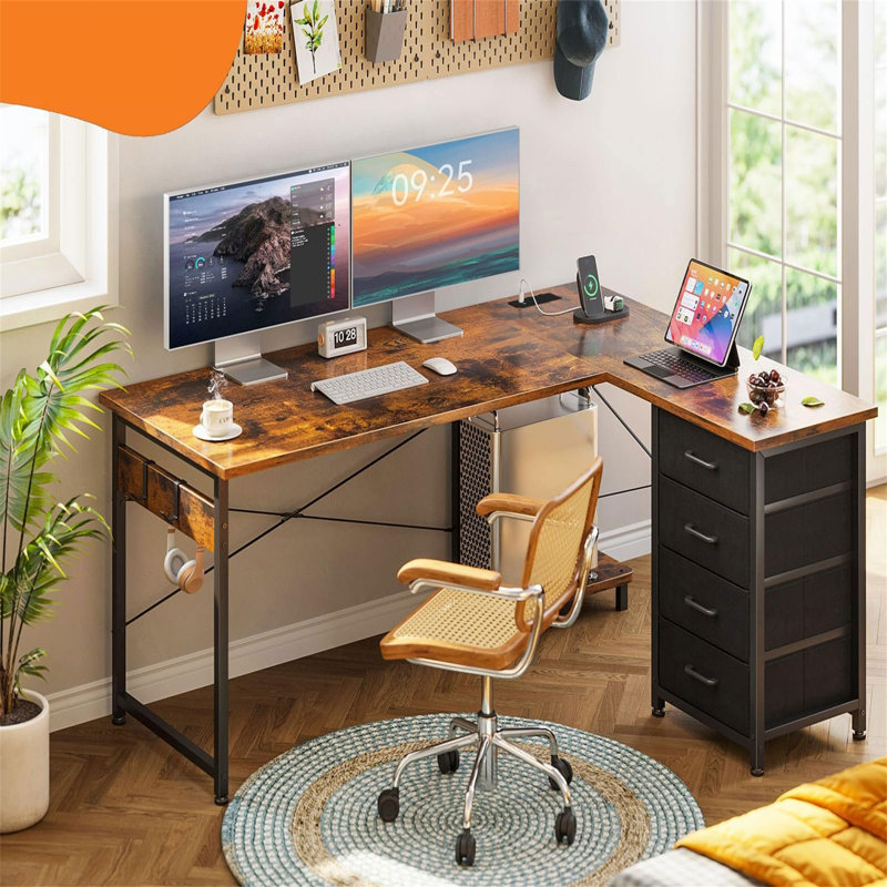 Computer Desk, Brown