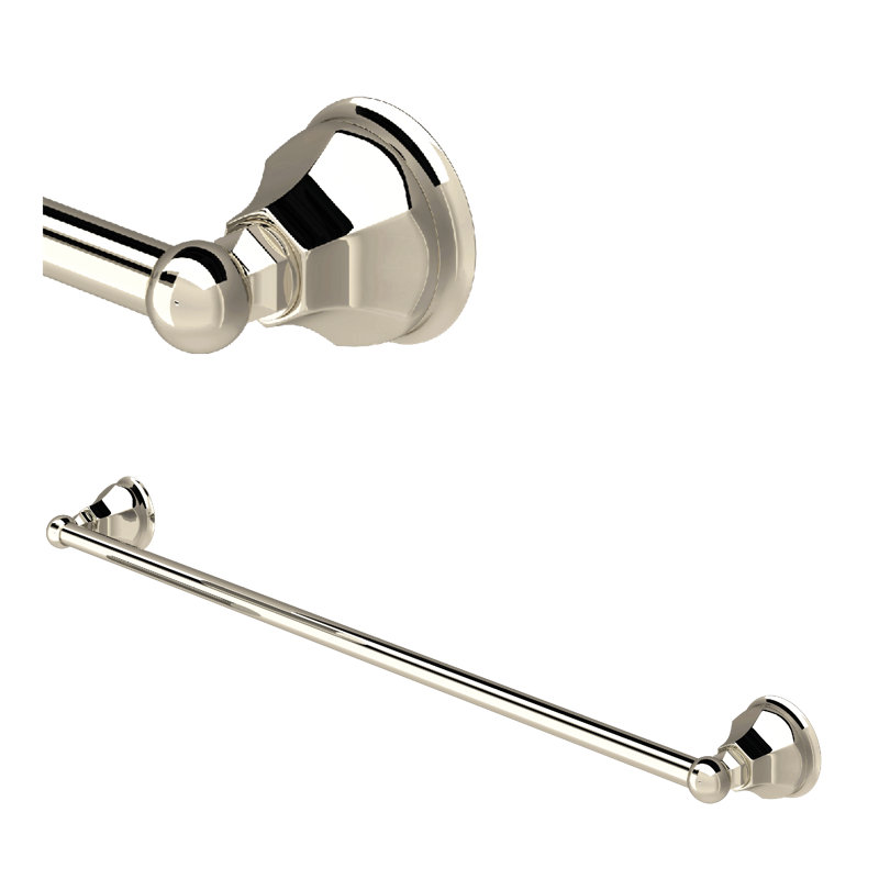 Palladian® 30" Towel Bar, Polished Nickel, 2.75" H x 32.75" L x 3.09" D