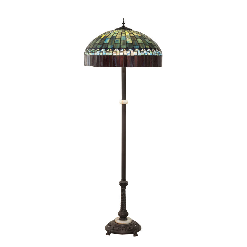 Emyr 62'' Mahogany Bronze Traditional Floor Lamp