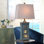 Acushnet 33" Light Blue Table Lamp