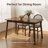 47-Inch Solid Wood Rectangular Dining Table