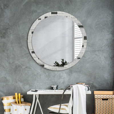 Huldar Glass Flat Wall Mirror