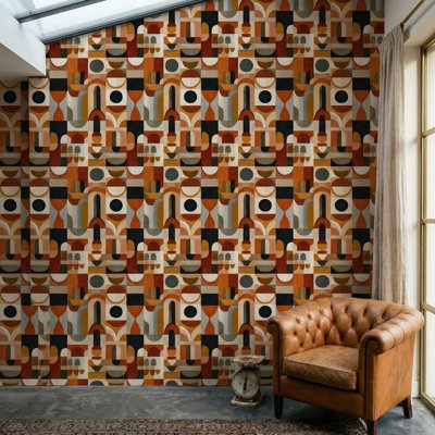 Papier peint mural Mid-Century