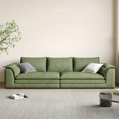 Coussin modulaire vert 100% polyester