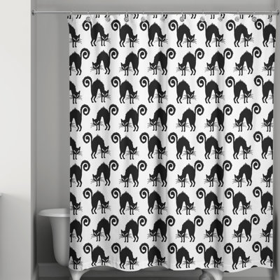 Ventre Geometric Shower Curtain