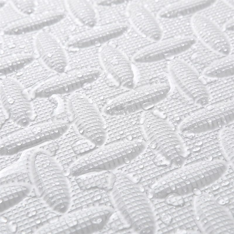 Tapis de jeu en mousse imbriquée, Rose / blanc / vert menthe
