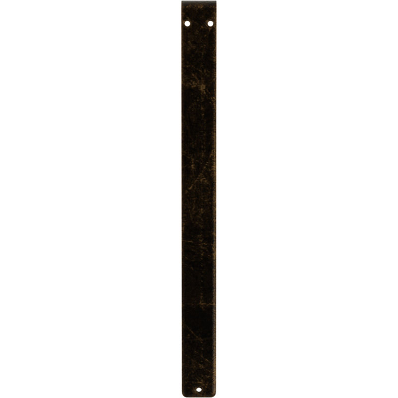 Support en fer forgé Versailles, Laiton antique, H 15 po x l 1,5 po x p 12 po