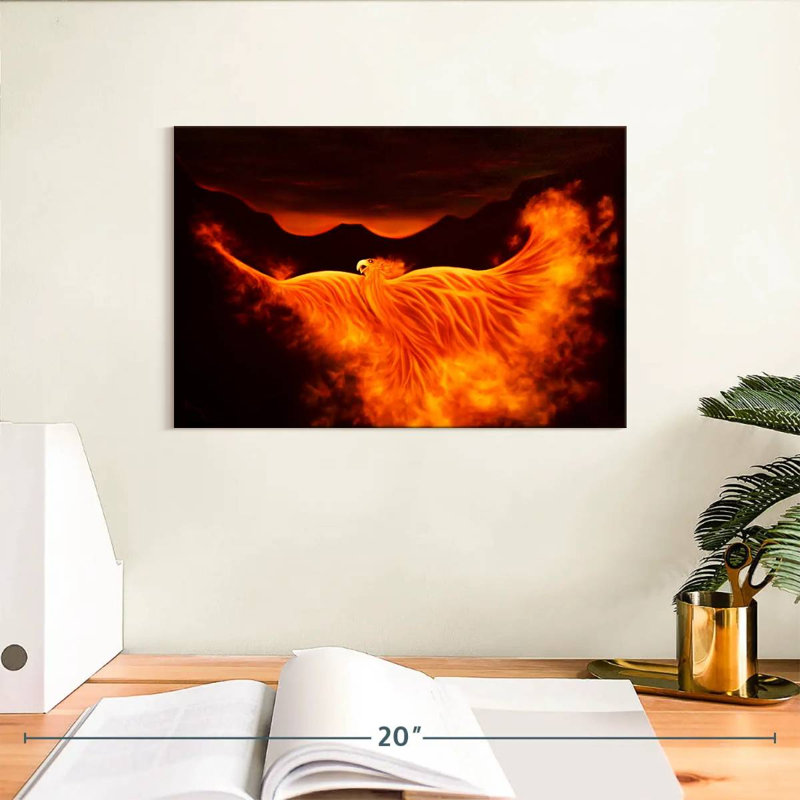 Kelan Phoenix Rising, H 8 po x l 12 po