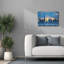 Epic Graffiti 'Winter Sunrise New York City' by Rick Berk Canvas Wall Art, 26" x 18"-109177534
