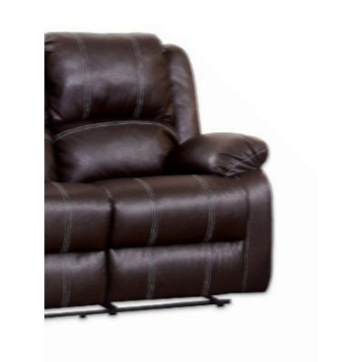 Causeuse inclinable en cuir synthétique Alvetta