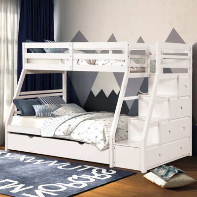 Kaonou Bunk Bed With Trundle