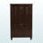 Jovia 4-Doors & 6-Shelves Brown Finish Shoe Storage Cabinet, 48.02" H X 29.65" W X 12.92" D