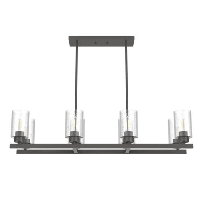 Luminaire suspendu linéaire à 8 lumières pour îlot de cuisine Hartland