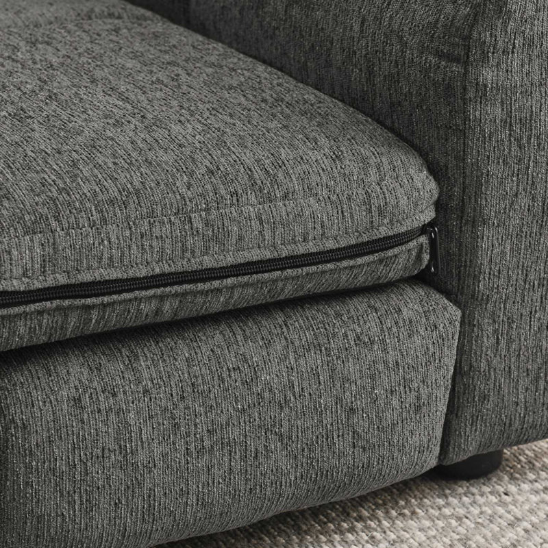 Elevated Durable Dog Sofa Bed for Oversized Pets, Gray