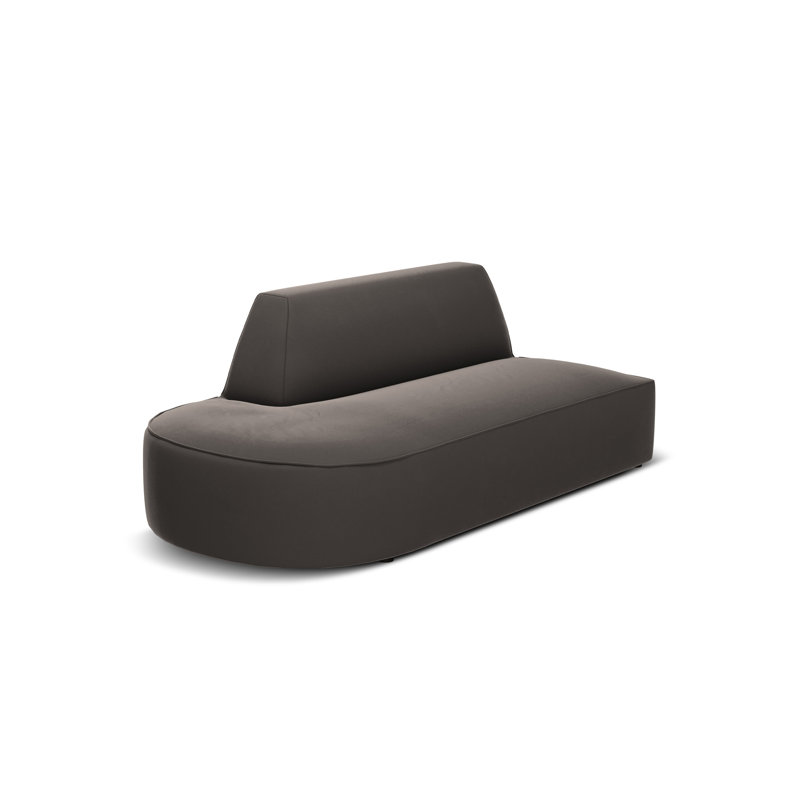 Francisca 2 Seater Sofa, Dark Grey