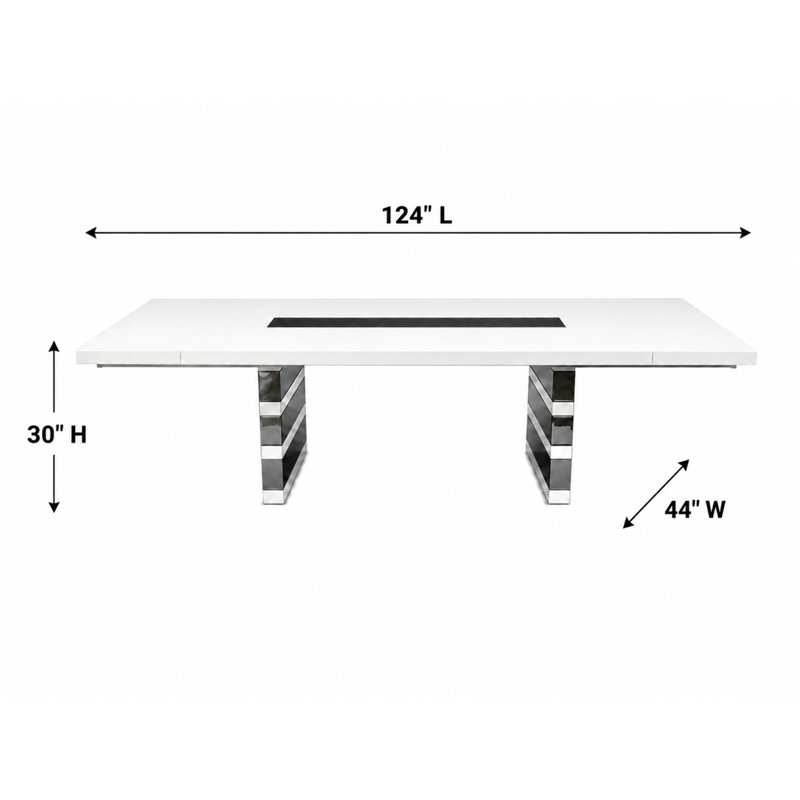 Table de salle à manger extensible Mera