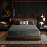 Montsalas 8" /12"/14" Medium Cooling Memory Foam Hybrid Mattresses in a Box with Certipur-US Certified Pocket Spring, Pressure Relief, and Motion Isolation