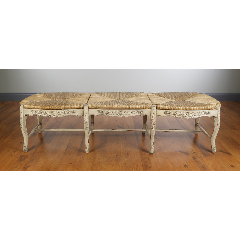 Chesley Upholstered Bench, Parchment