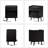 Allysyn 19.69'' W 2-Drawer Nightstand with LED Lights and Power Outlets-1100650073-1100493388