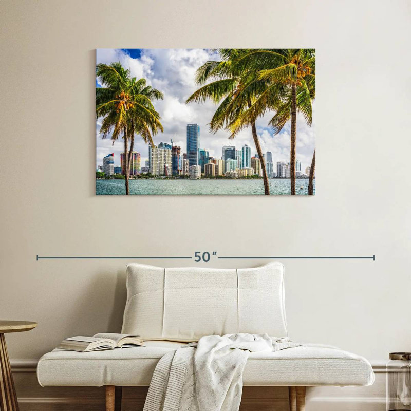Ravi, centre-ville tropical de Miami, H 26 po x l 39 po