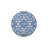 White Blue Round Diamond Decorative Washable Carpet-848111166