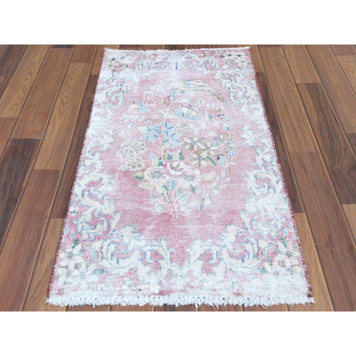 Mensura One-of-a-Kind Rectangle 1'10" X 3'4" 1960s Area Rug in