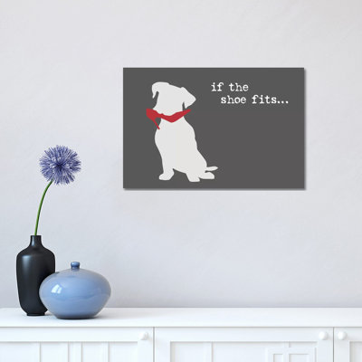Shoe Fits II by Dog Is Good And Cat Is Good - Wrapped Canvas Print
