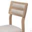 Ensemble de salle à manger 6 pièces, comprenant table de salle à manger, 4 chaises rembourrées et banc