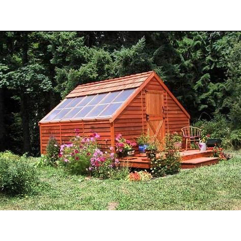 Sunhouse 12 ft W x 12 ft D Western Red Cedar Wood Storage Shed