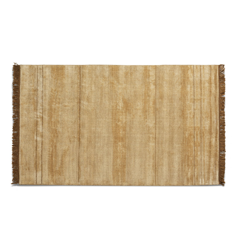 Fancy Area Rug in Gold/Brown,  Rectangle 5' x 8'