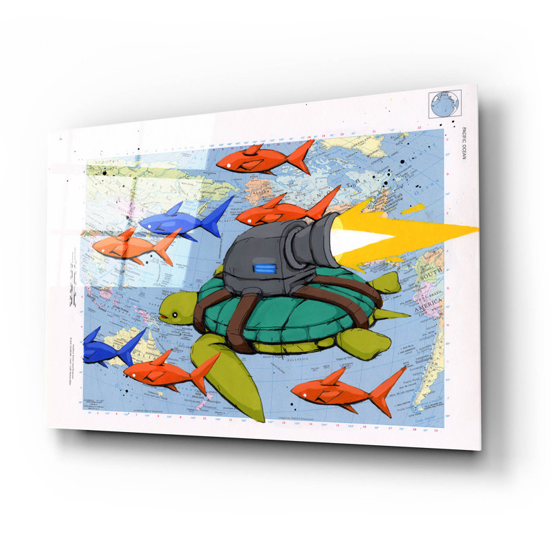 Epic Art 'Making Good Time' By Ric Stultz, Acrylic " Making Good Time " by Ric Stultz, 16" H x 24"W x 0.2" D
