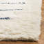 Tapis ivoire / bleu marine en laine fait à la main Mayer-1935340850