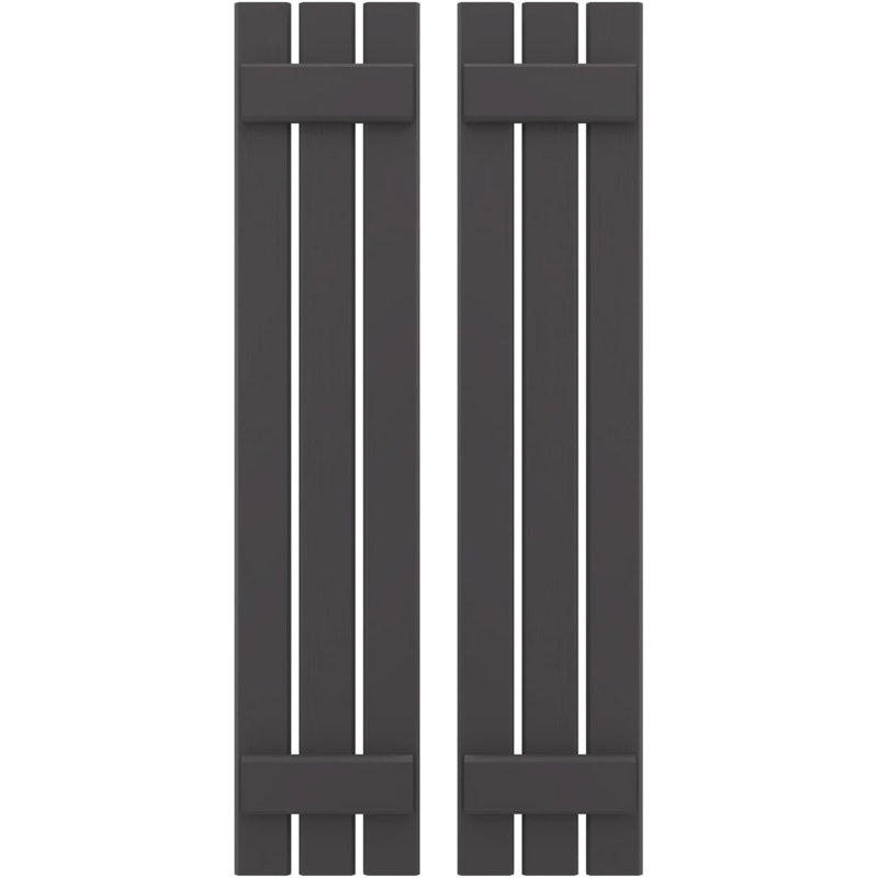 Volets de planche-n-lattes (par paire) Americraft (2 lattes), Montagne ombrageuse, 11 1/2", 58"