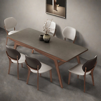 Modern simple new fashion dining table and chair