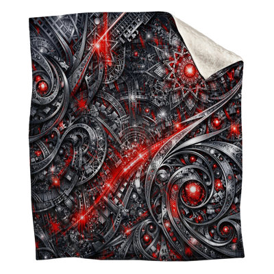 Intricate Fractal Artwork Blankets