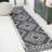 Senza Diamond Tribal Medallion Black/Ivory Indoor/Outdoor Rug-2012454058