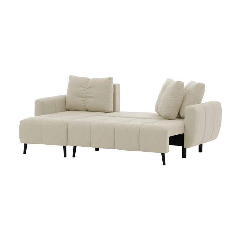 Hollaway 4 Seater Sofa Bed, Beige