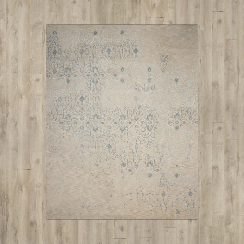 Lennear Wool Abstract Indoor Rug, Rectangle 3'9" x 5'9"
