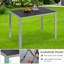 Rectangular 110Cm L Outdoor Balcony Table-1481879018