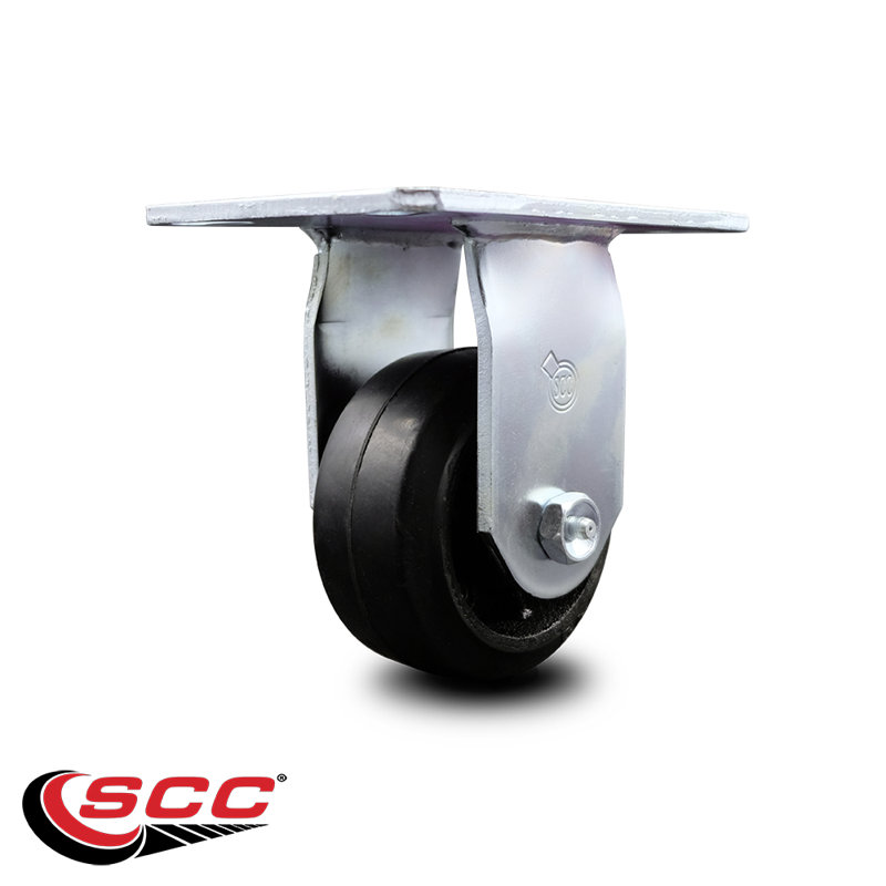 Rubber on Steel Caster
