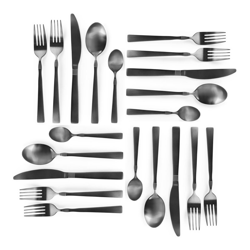 MegaChef Cravat Stainless Steel Flatware Set - Service for 4