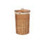 Wicker Round Linen Basket with Lining-45117826-45117829